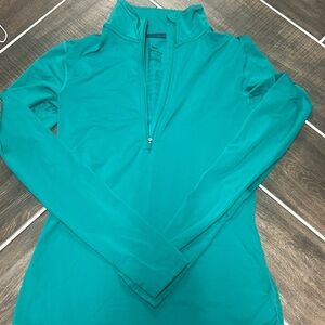 Nike Dri-Fit Teal Quarter-Zip Pullover
